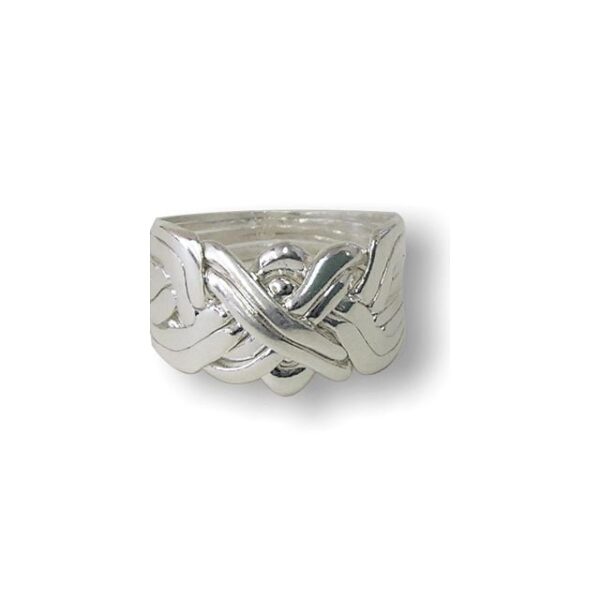 8 Band - Sterling Silver Puzzle Ring