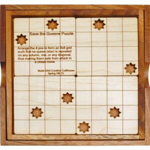 Save the Queens Chess Puzzle
