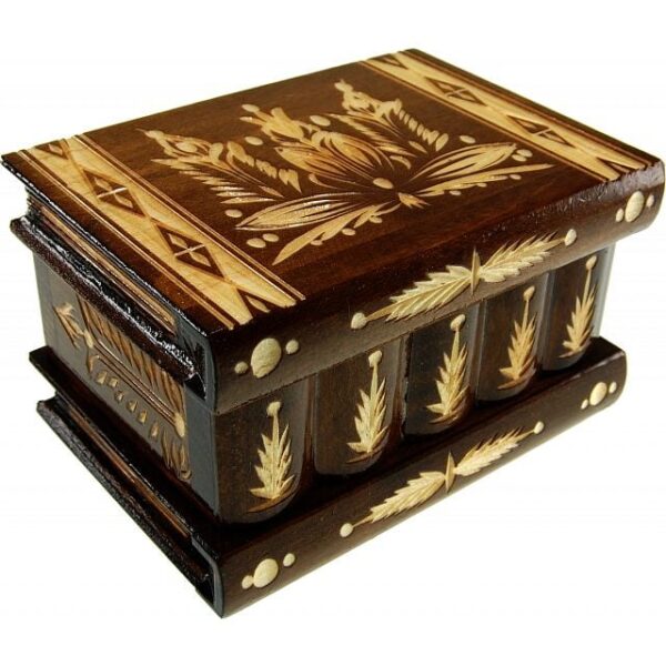 Romanian Puzzle Box - Large Brown