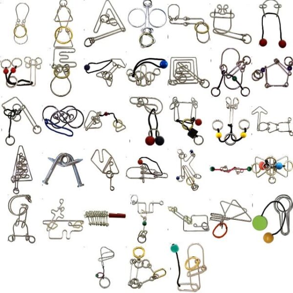 Group Special - a set of 38 wire puzzles