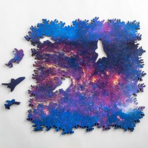Infinite Galaxy Wooden Jigsaw Puzzle - Double-sided