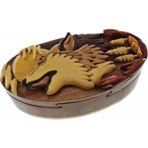 Wolf Howling - 3D Puzzle Box