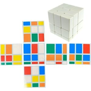 Horror Mirror 3x3x3 DIY Cube - White Body