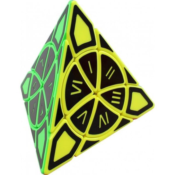 Time Wheel - 4 Solid Color with Mixed Numbers Stickers (Mod)