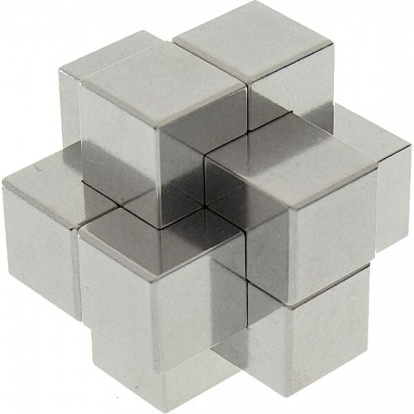 Hoffmann Nut - Aluminum 6 Piece Burr Puzzle