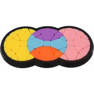 Pocket Quatrium Plus Puzzle (3-Circle, 3D Printing Mod)
