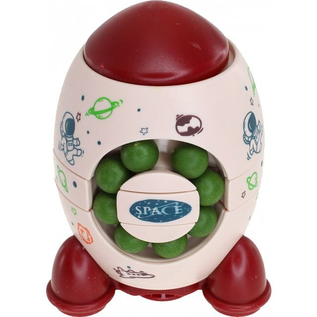 Rocket Intelligence Bead & Spinner Puzzle - Chinese Red
