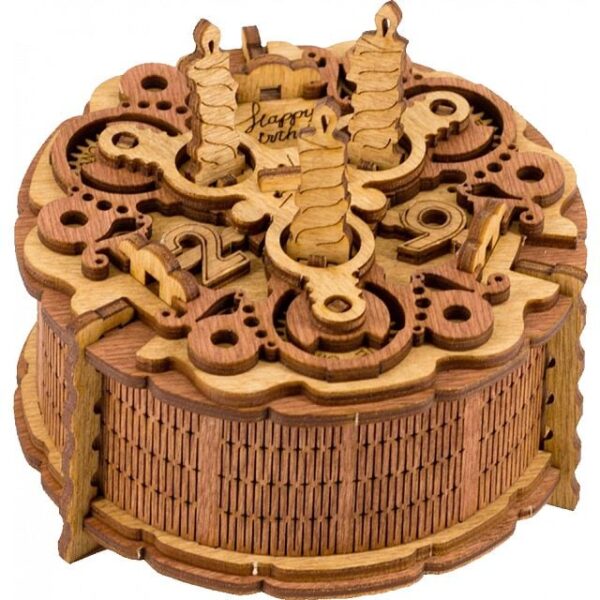 Birthday Cake Gift Puzzle Box