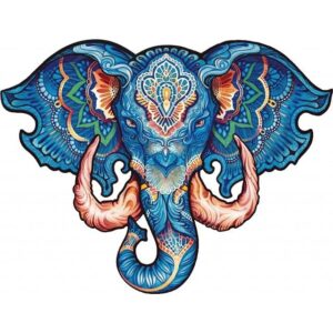Eternal Elephant - Shaped Wooden Jigsaw Puzzle
