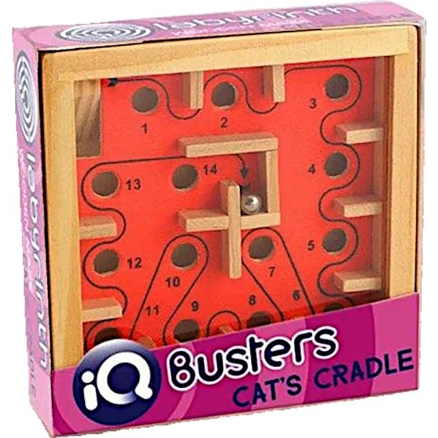 IQ Busters: Wooden Labyrinth - Cat's Cradle
